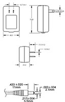 Wall Plug-Ins - Switch Mode Power Supplies (WSU060-2500-R) - 2