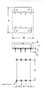Outline Dimensions - PC Mount Flat Pack™ Power Transformers (FP12-200)