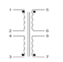 Schematic - PC Mount Flat Pack™ Power Transformers (FP20-1200)