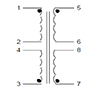 Schematic - PC Mount Flat Pack™ Power Transformers (FP230-10)