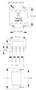 Outline Dimensions - PC Mount Flat Pack™ Power Transformers (FP24-250)