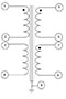 Wiring Diagram for Hermetically Sealed Low Level Audio Interstage Transformer