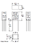 Outline Dimensions - Miniature Impedance Matching Transformers - Red Spec (SP-68)