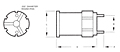 Outline Dimensions - Rod Core Inductor (RC-1)