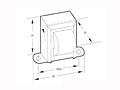 Outline Dimensions - Chassis Mount Power Control Transformers (F-105Z)